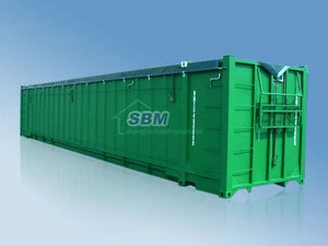 Tarpaulins Open Top Containers (Waste Container, with soft tarpaulin roof)