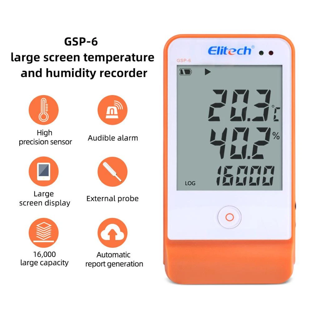 temperature logger usb automatic data logger refrigerated cold chain transport high-precision thermometer