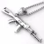 Import The army mens stainless steel weapons gun pendant ak 47 gun pendant gold titanium necklace from China