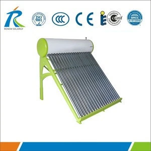 The Belt and Road Country Customized 20 Vacuum Tubes Compact Solar Water Heater