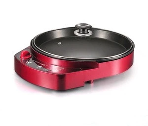 Thermostat aluminium fry heating non stick electric multifunction cheap pizza pan