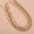 Import Thick chain necklace cascading wear more exaggerated hip hop necklace chain contracted collarbone chain female from China