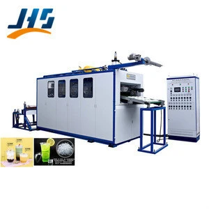 Thick plastic sheet plastic fast food container thermoforming machine