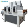 three-lamp uv lamp light curing oven for wood panel drying after coating uv paint of office funiture,cabinet