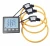 Import Three-phase energy meter remote ethernet 96x96 3pcs flexible CT Rogowski coils Made in Italy Power Meter from China