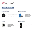 Titanium Air-source Amitime R32 swimming pool Air Source heat pump