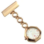 Top Fashion Casual Clip Nurse Doctor Pendant Polygon Dial Fob Hanging Medical Pocket Quartz Men Women Luxury Alloy Nurses Watch