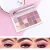 Import Top sell eyeshadow Wholesale High Pigment Eye Shadow Palette Cosmetics Private Label wholesale makeup eye shadow palette from China