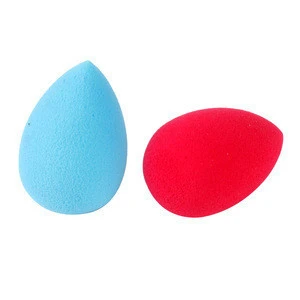 Toprank manufacture cheap custom mini eco friendly drop shaped make up egg sponge for face