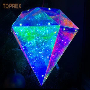 TOPREX DECOR 2020 new arrivals event party supplies iridescent diamond wedding decoration light