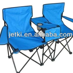 travel sports outdoor double foldable camp chair