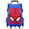 Trolley spiderman schoolbag trolley school bags for kids