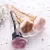Import TSZS New 7 colors Rose Flower nail brush with long handle facial makeup nail art tool brush cleaning dust brush from China