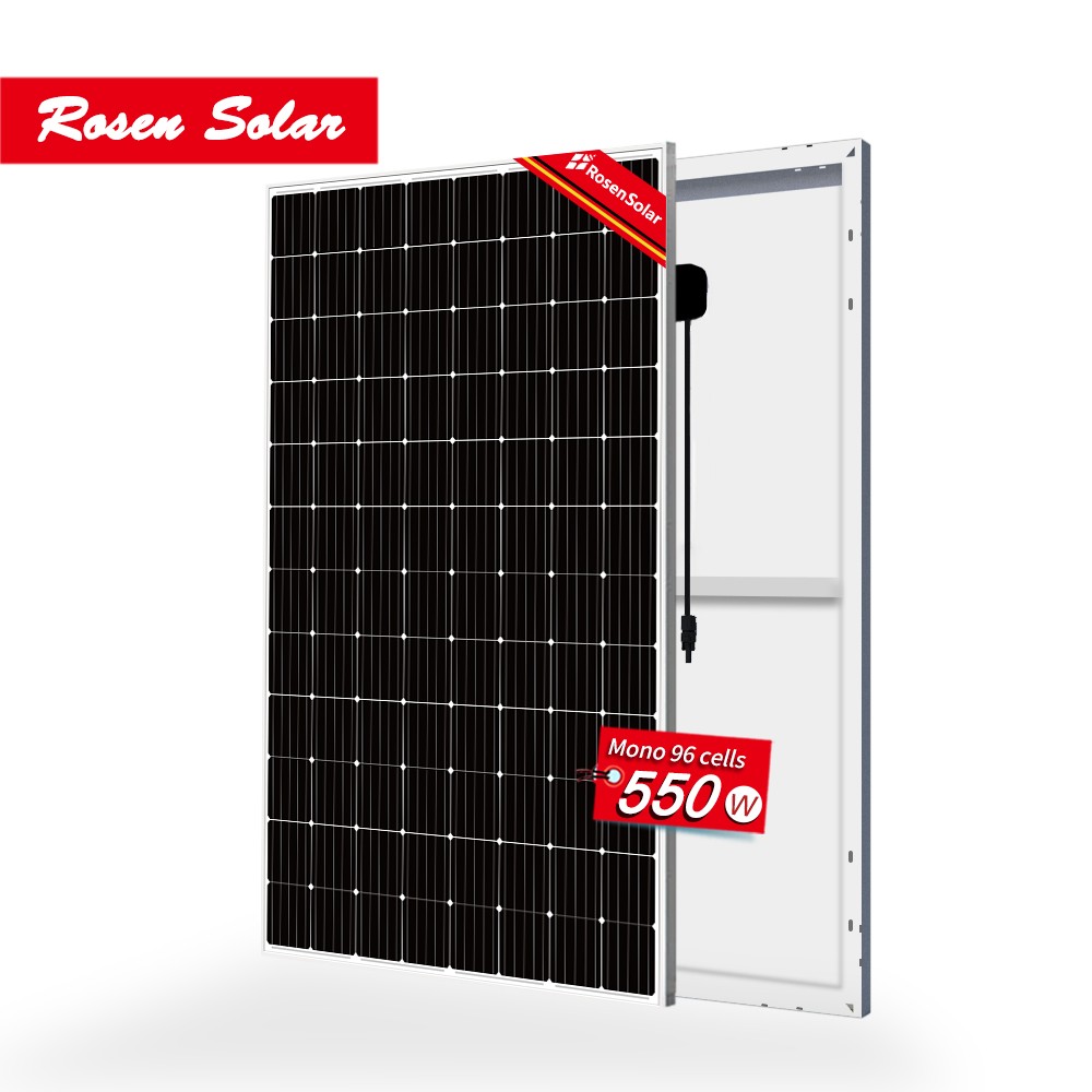 TUV CE 550W Monocrystalline panel power solar for project