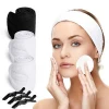 U-HomeTalk UT-MF027 Microfiber Embroidered Sports Head Sweatband Spa Shower Girl Makeup Headband