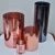 Import Ultimate Artwork Handcraft Copper Smoke Black Grey Electroplate Metallical Coating Plating Color Cylinder Glass Vase from China