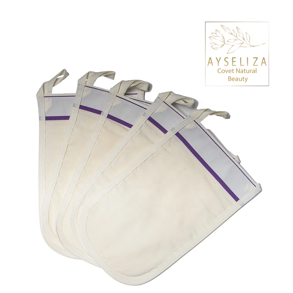 Ultra Quality Cross-Stitch Bath Glove Kese By Ayseliza Turkish Exfoliating Bath Mitt Exfoliate Purify Body Scrubbing Skin Clean