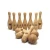 Import unfinished wood Bowling Game set Wooden Lawn Bowling Set for Kids/ Adults toys from China