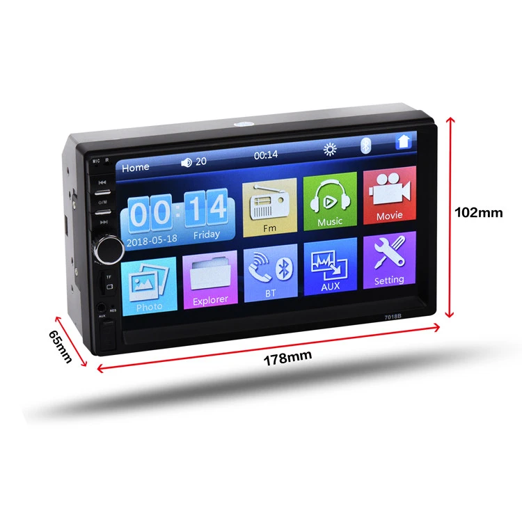 Universal Auto Radio 2 Din 7 Inch Touch Screen Stereo car