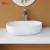 Import UPC modern toilet handmade white solid surface marble stone vessel bathroom sink from China