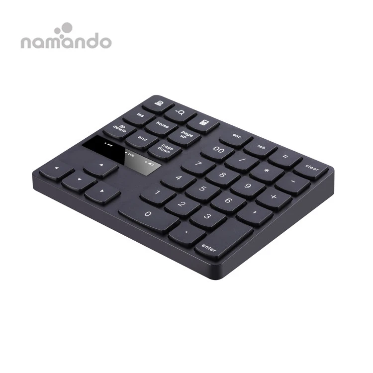 USB Keyboard 2.4G Digital Display Rechargeable Wireless Numeric Smart Keypad Office Supplies Financial Accounting Wireless