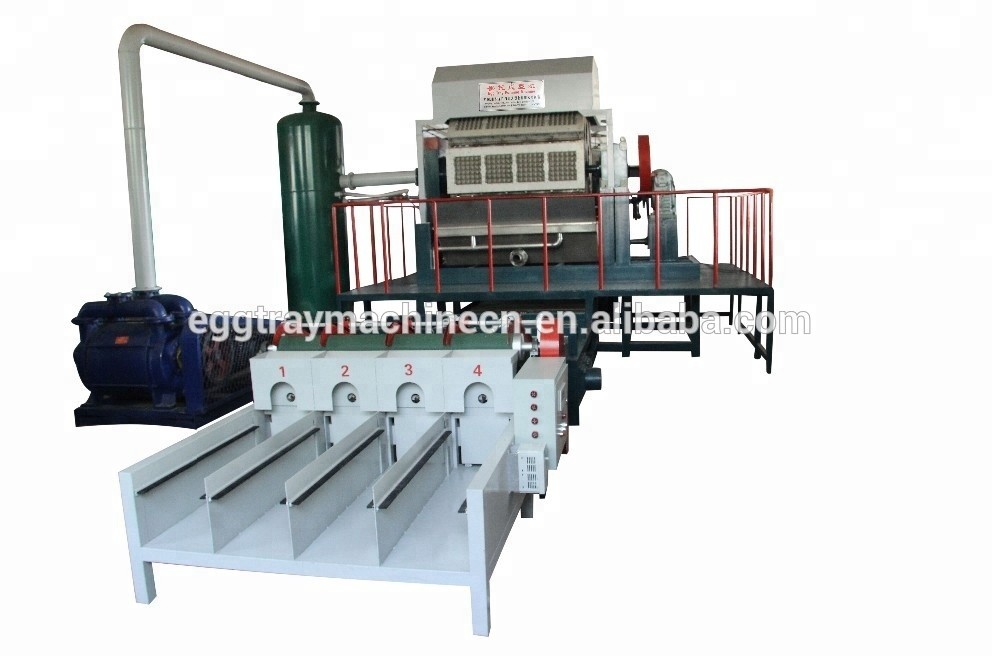 used waste paper 3000pcs/h egg tray making manufacturing machine line