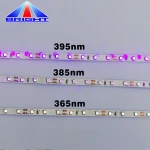 UV390-395nm Light UV Rigid LED bar. 390-410nm UV LED Lighting.12/24V ultra violet LED aluminium profile Light