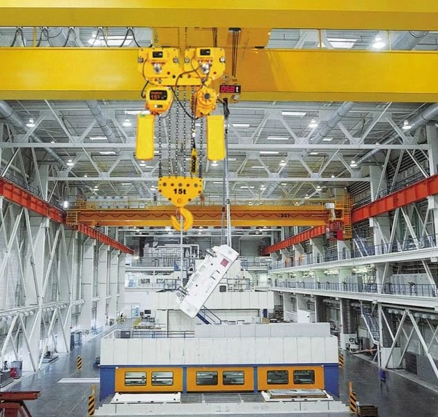 Vanbon best seller 3 ton double girder overhead crane with wireless remote control