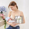 Vcoool baby feeding pump brassiere hands free wireless nursing breast pumping bra for big breast