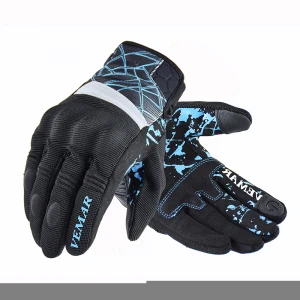 VEMAR Hot Sell Summer Touch Screen Motorcycle Riding Glove Full Finger Mesh Breathable Motocross Glove Bike Gloves