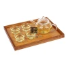 Vietnam Best Choice Bamboo Serving Tray With Fast And Convenience Restaurant Service Rolling Wooden Tray With Handle Bamboo Tray