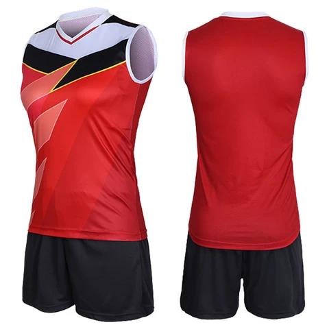volleyball jersey Wholesale Sportswear Designer Sleeveless Uniform Sublimation Beach Volleyball Jersey With Team Logo