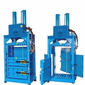 Waste Paper Compressor Machine Cardboard Baling Press Machine Used Clothes and Textile Compress Baler Machine