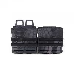 Water printer Camouflage Tactical ABS 7.62 FAST magazine pouch for molle system bullet proof vest