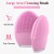 Import Waterproof IPX7 Mini Silicone Facial Cleansing Brush with LED Indicator Light from China