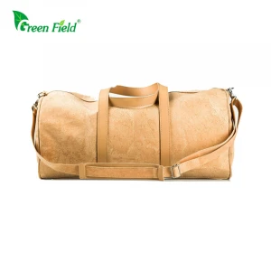 Waterproof Sports Travel Duffel Bag Large Sports Real Cork Duffle Bag Fashion Unisex Zipper High Quality Real Cork,cork 1000 Pcs