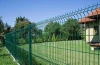 Welded nylofor iron wire mesh fencing curved fence panels for park