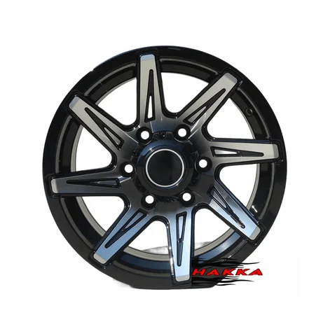 Buy Wheels Rims Car Modification Black Seven Pillars 15 Inch 6 Hole 139 ...