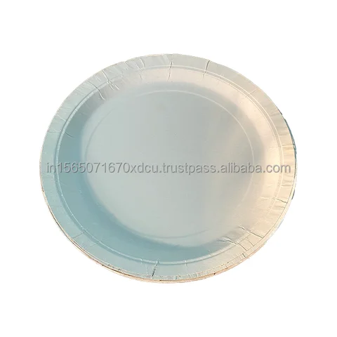 White Disposable Paper Plates 7 Inches Party Supplies Plates and Coated Paper Plates  Made in India