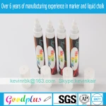 White Liquid Chalk Markers - 4 Pack 5mm Fine Tip Pen - Crafty Chalk - Arts & Crafts - Business, School or Home - Bistro Coffee M