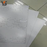 white melamine pcb pcba drill Backup Board