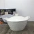 Import white porcelain round soup tureen with embossed decoration and two handles from China