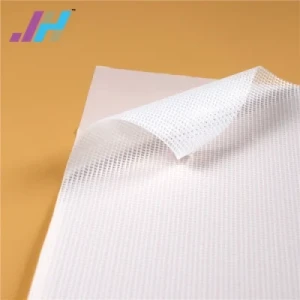 White PVC Premium Mesh Flex Banner with Good Physical Strength