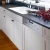 White solid wood kitchen, classic white customized kitchen cabinets, free kitchen design