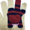 Wholegarment cute raccoon 3D children&#039;s mitten based gloves