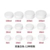Wholesa Customized Lipstick Storage Round 5-200ml Cream Jar Cosmetic Empty Blank Metal Aluminum Tin Containers Jar Can with Lids