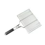 Wholesale 304 Stainless Steel BBQ Grill Basket Barbecue Grilling Basket for Fish,Vegetables, Steak,Shrimp, Chops