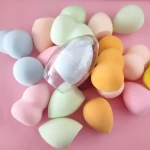 Wholesale Amazon Promotional Custom Logo Latex Free Material Make Up Sponges Soft Private Label Beauty Makeup Sponge Blender