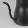 Wholesale Anti-Scalding Wood Handle Black Coating Kettle Gooseneck Thermos Pot Coffee Pot