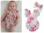 Import Wholesale backless ruffle floral boutique baby girl clothes summer newborn baby romper from China